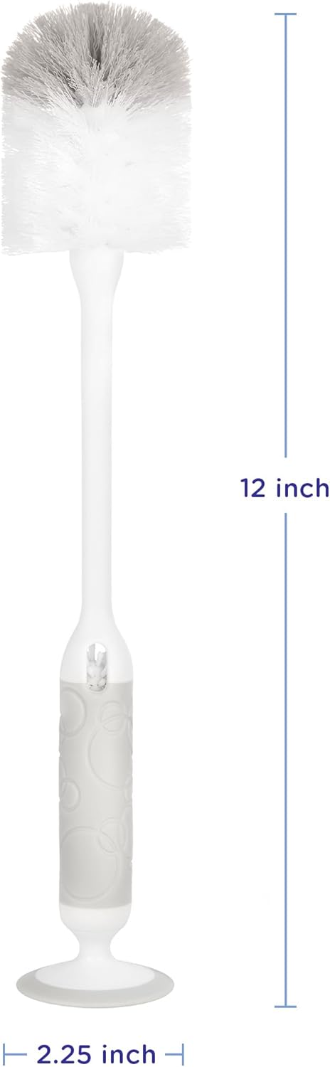 Ubbi - Cepillo para Botellas - Limpieza Profunda y Práctica - Color Gris