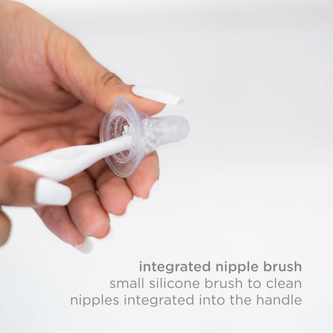 Ubbi - Cepillo para Botellas - Limpieza Profunda y Práctica - Color Gris