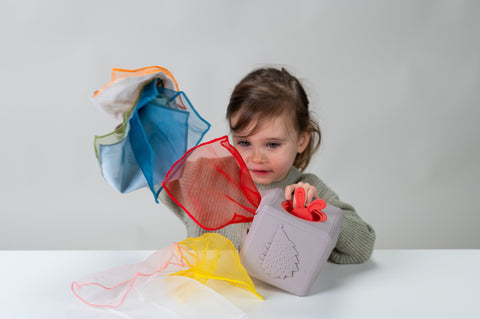 Caja de Pañuelos Silicón Pop Up Taf Toys