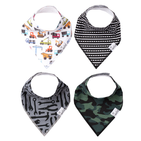 Set de 4 Baberos Bandana Copper Pearl