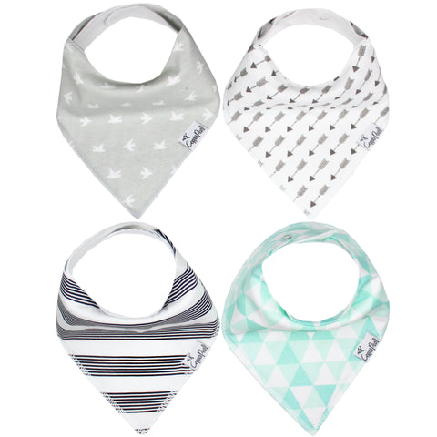 Set de 4 Baberos Bandana Copper Pearl