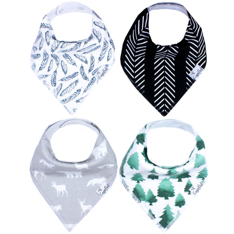 Set de 4 Baberos Bandana Copper Pearl