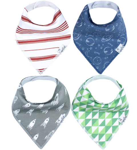 Set de 4 Baberos Bandana Copper Pearl