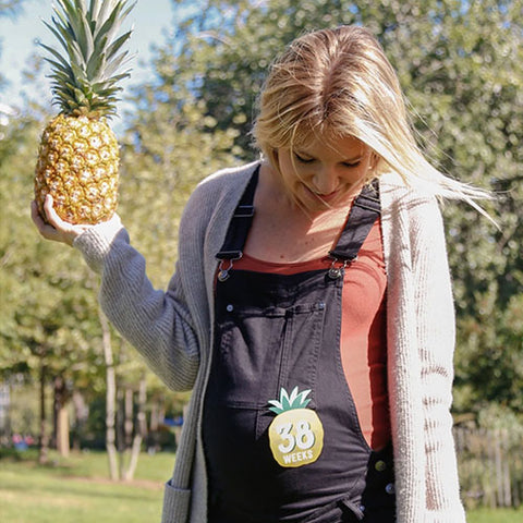 PEARHEAD Estampas de embarazo - Frutas - Simon Dice