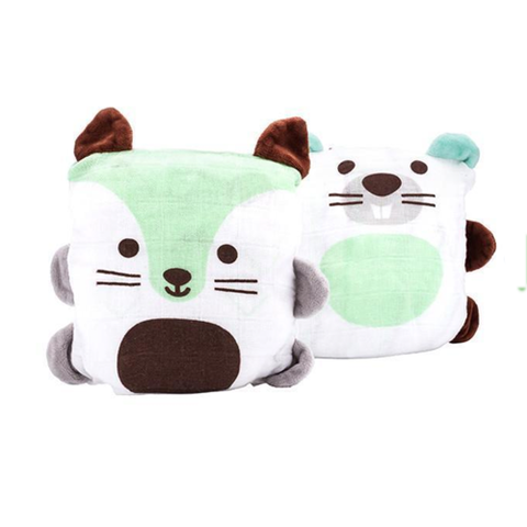 UBBI Cobijas Reversibles de Animales 2 en 1 - Simon Dice