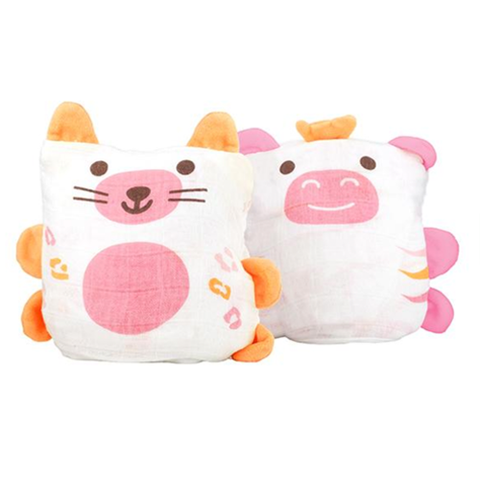 UBBI Cobijas Reversibles de Animales 2 en 1 - Simon Dice
