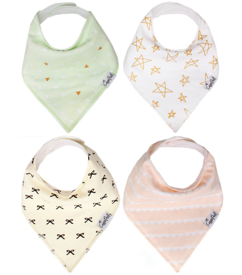 Set de 4 Baberos Bandana Copper Pearl