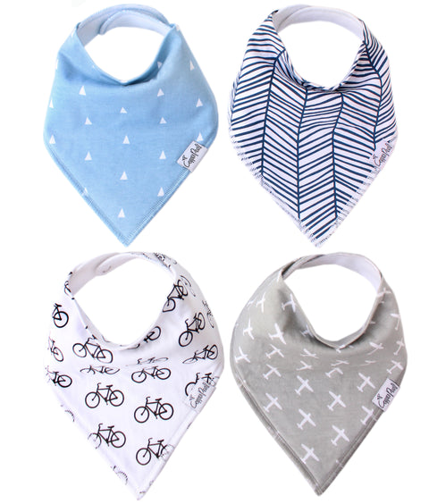 Set de 4 Baberos Bandana Copper Pearl
