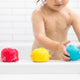 Set de juguetes de baño silicón UBBI