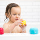 Set de juguetes de baño silicón UBBI