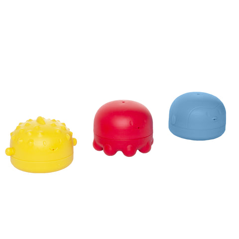 Set de juguetes de baño silicón UBBI