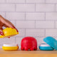 Set de juguetes de baño silicón UBBI