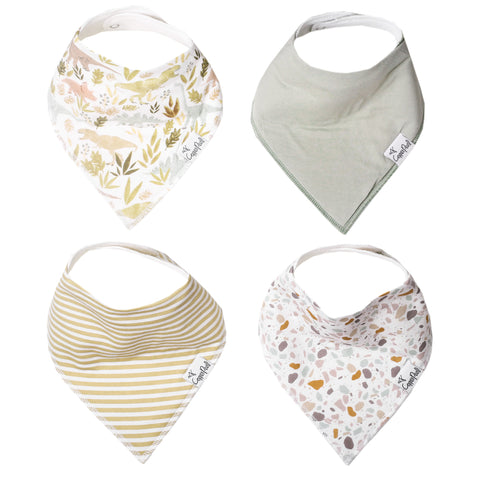 Set de 4 Baberos Bandana Copper Pearl