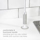 Ubbi - Cepillo para Botellas - Limpieza Profunda y Práctica - Color Gris