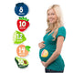 PEARHEAD Estampas de embarazo - Frutas - Simon Dice